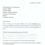 Exemple de lettre de refus de remboursement CNSS